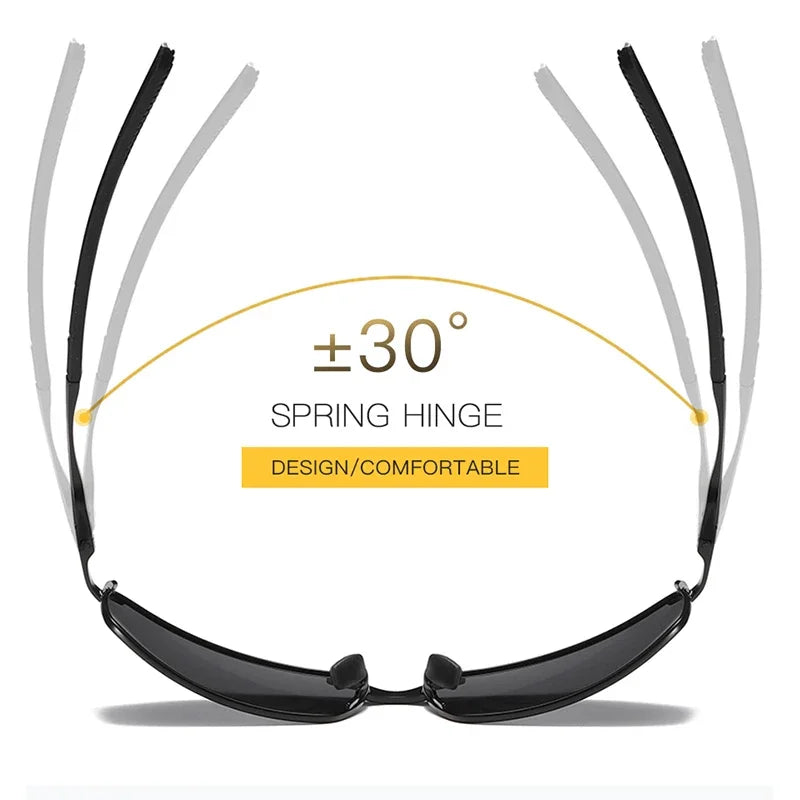 Sunglasses Men Polarized Sunglasses Aluminum Leg Frame UV400 Sun Glasses Classic Pilot Mirror Sunglasses Men