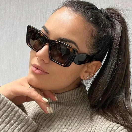 Luxury Brand Designer Women Sunglasses Cat Eye Fashion Female Sun Glasses Glamour Female Stylish Trend Eyewear UV400